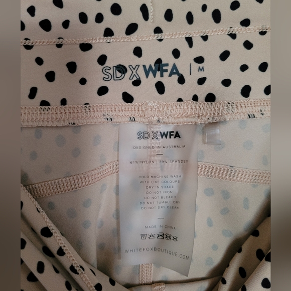 NWOT White Fox X Sarah's Day Speckle High-Waisted Leggings, M - Picture 10 of 12